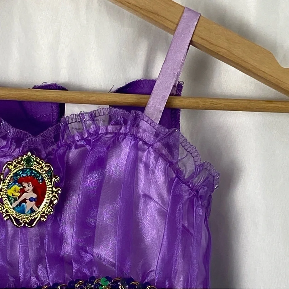 Disney The Little Mermaid Ariel Princess Kids Costume Size 4-6X Halloween - Picture 6 of 16